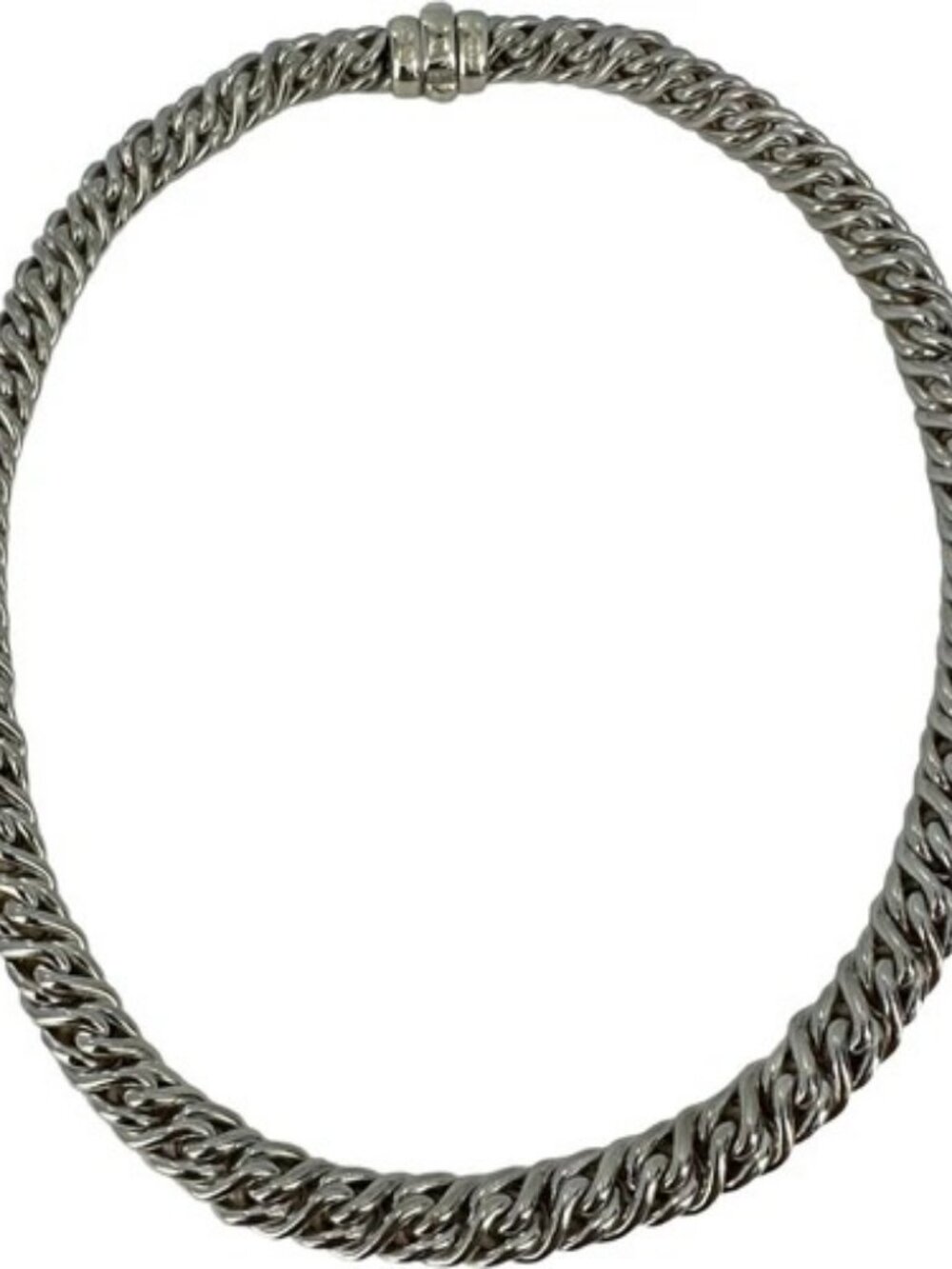David Yurman Lyrica Rope 17" Collar Necklace Chain 925 Sterling Silver